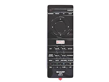 【中古】【39shop】シャープ★GJ221-U LCD 4Kテレビリモコン（非常に良い）｜ドリエム店