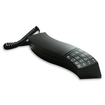 【中古】Halteアルテ デザインテレフォンMOMA ブラック TGX-01BK