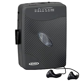 【中古】Jensen Portable Compact Lightweight Slim Design Stereo AMFM Radio Cassette Player by Jensen