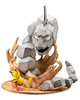 【中古】【39shop】ARTFX★J イワーク VS. ピカチュウ 18スケール PVC製 塗装済み完成品 フィギュア（良い）｜ドリエム店