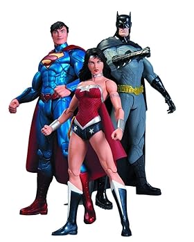 【中古】DC Comics New 52 Batman Wonder Woman Superman 3 Pack