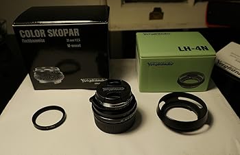 【中古】Voigtlander Color-Skopar Pan 35mm f/2.5 広角マニュアルフォーカスレンズ - ブラック
