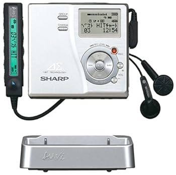 【中古】シャープ ポータブルMDレコーダー シルバー アウヴィ MD-DR77-S
