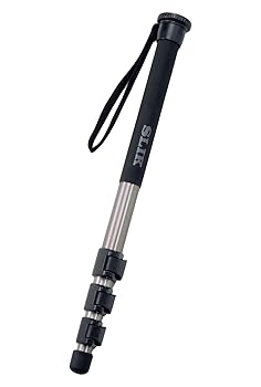 【中古】（良い）Slik プロフェッショナル 高耐久 合金 一脚、ブラック