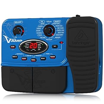 【中古】Behringer X V-AMP LX1-X ウルトラフレキシブルモデリングアンプ/マルチエフェクトプロセッサ 統合式ペダル付き｜ドリエム店