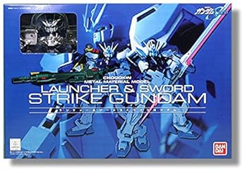【中古】(良い)CHOGOKIN METAL METERIAL MODEL 可動戦士 ランチャーストライク & ソードストライクガンダム|ドリエム店