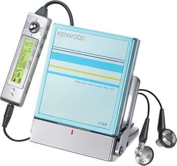 【中古】（好いたらしい）KENWOOD DMC-V33-L 携帯型MD電気蓄音機 青味