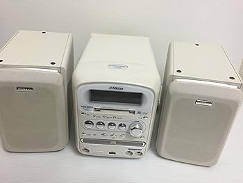 【中古】（良い）JVCケンウッド ビクター マイクロコンポーネントMDメモリーシステム パールホワイト UX-QM7-W