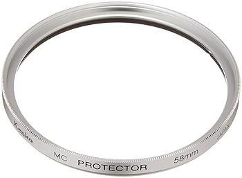【中古】(良い）Kenko レンズフィルター MC プロテクター 58mm シルバー枠 レンズ保護用 デジタルカメラ対応 058510