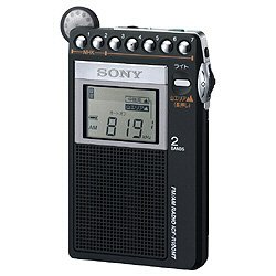 【中古】(良い)SONY FM/AM PLLシンセサイザーラジオ 山ラジオ R100MT ICF-R100MT