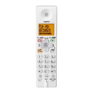 【中古】(似つかわしい)三洋電機 増設用専用子機 (グレイスホワイト) 電話機-SDJ4(W)