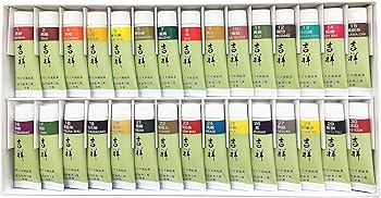 【中古】吉祥(Kissho) 日本画用絵の具 熱電子管絵の具 30色仕掛けるNo.1