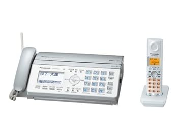 【中古】(良い)パナソニック おたっくす デジタルコードレスFAX 子機1台付き シルバー KX-PW508DL-S