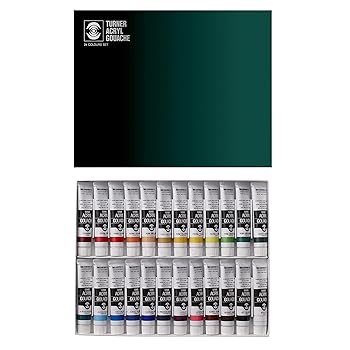 【中古】(似つかわしい)ターナー色取り(Turner Color) アクリル繊維ガッシュ 24色仕掛ける AG02024C 20ml(6号)