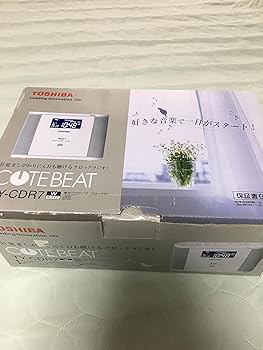 【中古】(似つかわしい)TOSHIBA CDラジオ受信機(時辰儀付) CUTEBEAT 白いこと TY-CDR7(W)