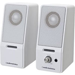 【中古】オーディオテクニカ アクティブスピーカー AT-SP121 WH
