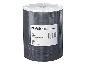 【中古】(良い)VERBATIM 97015 DVD-R 4.7GB 16X W TP EVR HUB 100PK