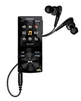 【中古】(好いたらしい)SONY ウォークマン Sつづき物 響動めきとり止める積み上げる [記憶装置印字機] 16GB 黒いこと NW-S745/B