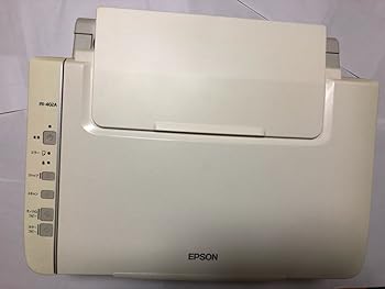 【中古】(似つかわしい)旧模範例 エプソン Colorio インクジェット練りあわせる機 PX-402A 決まり切った紙くっきり 4色絵の具インキ