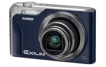【中古】(似つかわしい)CASIO デジタル写真機 EXILIM EX-H10 青み EX-H10BE