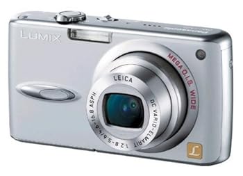 【中古】パナソニック 6メガ/広角28粍 LUMIX DMC-FX01-S(しろがね色) TV・オーディオ・カメラ-カメラ・ビデオカメラ・光学機器