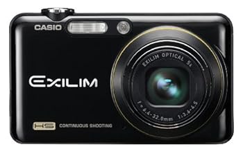 【中古】(良い)CASIO デジタルカメラ EXILIM EX-FC150BK ブラック EX-FC150BK