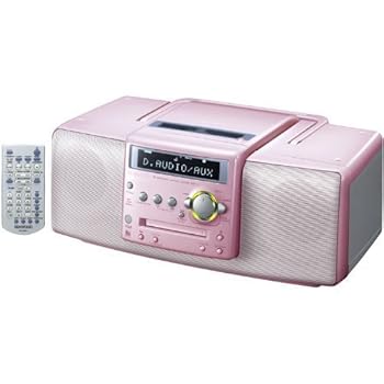 【中古】ケンウッド CD・MD・ラジオパーソナルステレオシステム (ピンク) MDX-L1-P｜ドリエム店