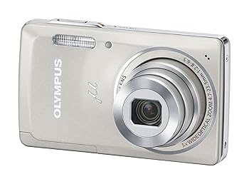 【中古】(似つかわしい)OLYMPUS デジタル写真機 μ-5010 チタニウムしろがね色