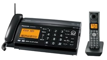 【中古】パナソニック おたっくす デジタルコードレスFAX 子機1台付き ブラック KX-PW320DL-K|ドリエム店
