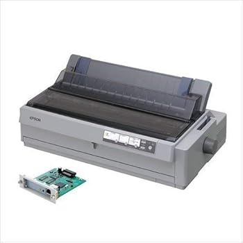 【中古】(良い)エプソン インパクトプリンター 24ピン 136桁 6枚複写(オリジナル+5枚) 英数360字/秒 NIC対応 連続紙トラクタ2基 スーパーマルチウェイ VP-1900N