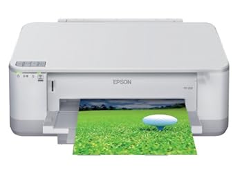 【中古】(似つかわしい)EPSON Colorio インクジェット印刷工 PX-203 有線・無線電話ローカルエリアネットワーク判定基準積み上げる 向こう正面給紙テープ 自動小銃両面刷り上げる判定基準 4色絵の具インキ