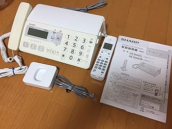 【中古】(良い)シャープ デジタルコードレスファックス 子機1台付き ホワイト系 UX-D20CL-W