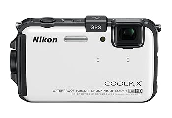 【中古】Nikon デジタルカメラ COOLPIX (クールピクス) AW100 ナチュラルホワイト AW100WH