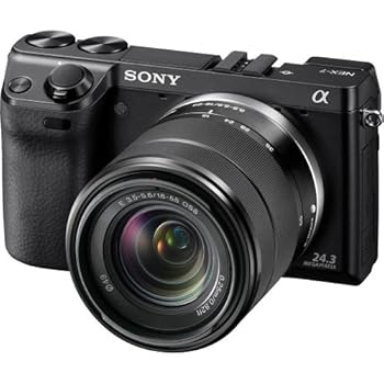 【中古】(良い)SONY ミラーレス一眼カメラ α NEX-7 ズームレンズキット ブラック NEX-7K