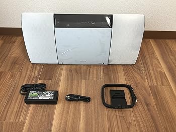 【中古】(良い)SONY ウォークマン用ドックコンポ CDプレーヤー内蔵 ラジオ内蔵 ホワイト CMT-V30/W