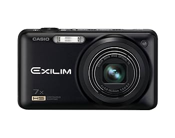 【中古】(好いたらしい)CASIO デジタル写真器 EXILIM 1610万絵素 光学望遠レンズ7倍 EX-ZR15BK TV・オーディオ・カメラ-コンパクトデジタルカメラ