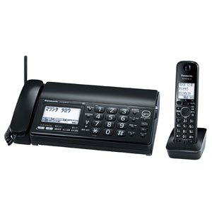 【中古】(良い)パナソニック おたっくす デジタルコードレスFAX 子機1台付き 1.9GHz DECT準拠方式 ブラック KX-PD301DL-K|ドリエム店