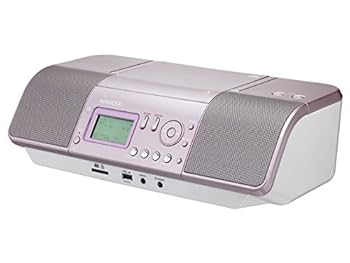【中古】(良い)ケンウッド CLX-30 CDプレーヤー/パーソナルオーディオシステム CD/SD/USB ピンク CLX-30-P|ドリエム店