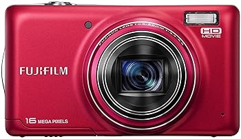 【中古】FUJIFILM デジタル写真器 FinePix T400 光学10倍 赤いこと F FX-T400R