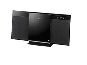 【中古】(良い)Panasonic コンパクトステレオシステム D-dock ブラック SC-HC27-K