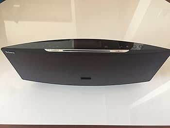 【中古】SONY ウォークマン用ドックコンポ Bluetooth相応う CD楽器演奏者内蔵 ラジオ受信機内蔵 うす暗いしろがね色 CMT-V70B/S