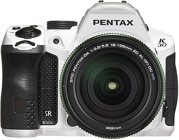 【中古】(好いたらしい)PENTAX デジタル一眼二眼レフ写真機 K-30 水晶体一揃いの道具 [DA18-135mmWR] 水晶白いこと K-30LK18-135 C-WH 15689