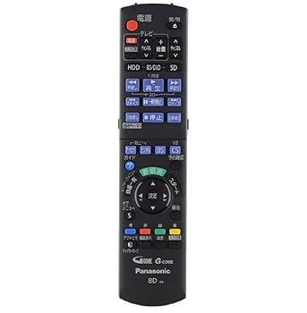 【中古】Panasonic ブルーレイディスクレコーダー用リモコン N2QAYB000554