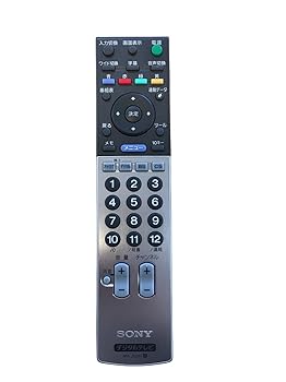 【中古】(好いたらしい)SONY 完全無欠テレビ受像機遠隔操作 RM-JD007 アクセサリー・部品-リモコン-TV・オーディオ・カメラ