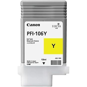 【中古】(良い)Canon 純正インクタンク イエロー PFI-106Y 6624B001｜ドリエム店