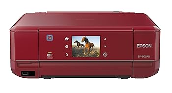 【中古】EPSON インクジェット結びあわせる機 Colorio EP-805AR 有線・無線電話ローカルエリアネットワーク標準尺度相応う 先読みお引き回し\u0026カンタンLEDナビ積み上げる 6色染め料インキ スマートフォンプリント