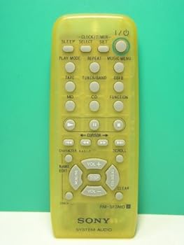 【中古】(似つかわしい)SONY オーディオ遠隔操作 RM-空想科学小説3MD