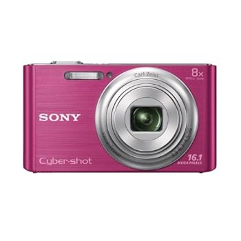 【中古】(良い)SONY デジタルカメラ Cyber-shot W730 1610万画素 光学8倍 ピンク DSC-W730-P|ドリエム店