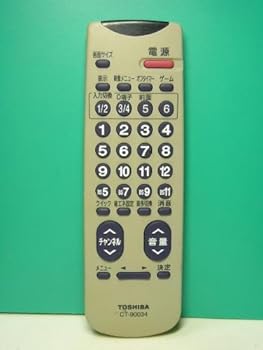 【中古】東芝 テレビリモコン CT-90034