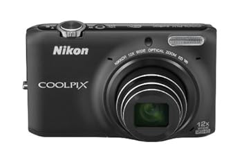 【中古】(似つかわしい)Nikon デジタル写真機 COOLPIX S6500 光学12倍望遠レンズ Wi-Fi相応う かっこ良い黒いこと S6500BK